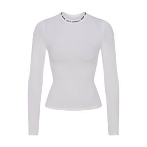Skims x Dolce Gabbana COTTON JERSEY LONG SLEEVE T-SHIRT